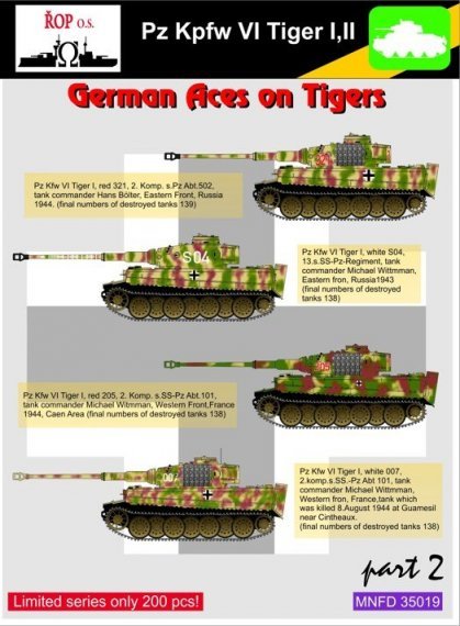 1/35 Pz.Kpfw.VI Tiger I, German aces on Tigers part 2