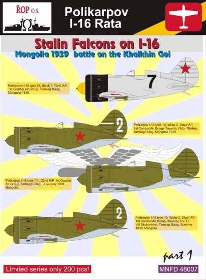 1/48 Polikarpov I-16  Stalin Falcons on I-16 part 1