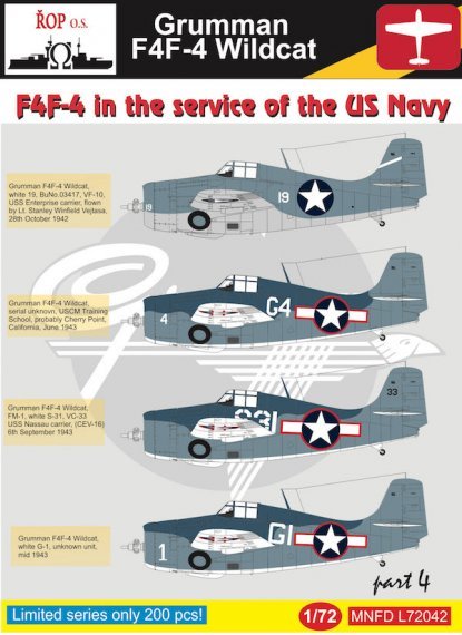 1/72 Grumman F4F-4 Wildcat in US Navy service Part 4