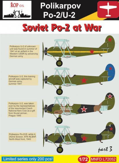 1/72 Russian Polikarpov PO-2/U-2 at War Part 3