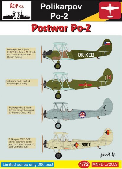 1/72 Postwar Polikarpov PO-2/U-2 Part 4