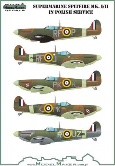 1/32 Supermarine Spitfire Mk.I/Mk.II in Polish service