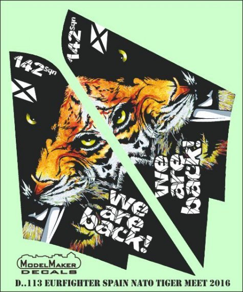 1/48 Spanish Typhoon NATO Tiger Meet 2016