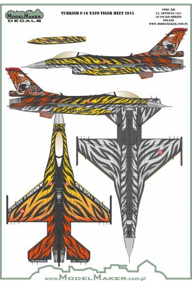 1/48 Turkish F-16 Nato Tiger Meet 2015