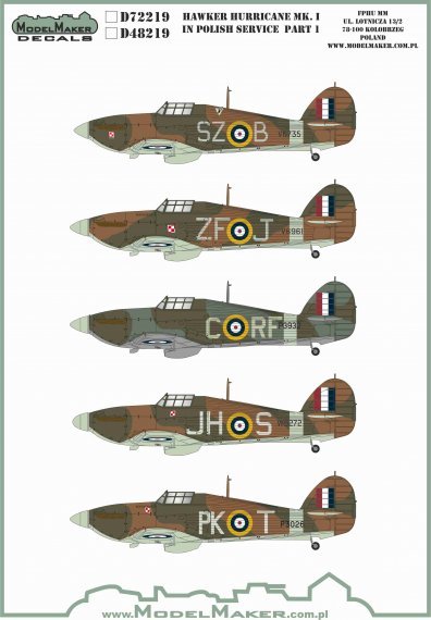 1/72 Hawker Hurricane Mk.I in Polish service part 1