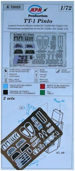 1/72 TT Pinto Detail PE set (SP.HOBBY)