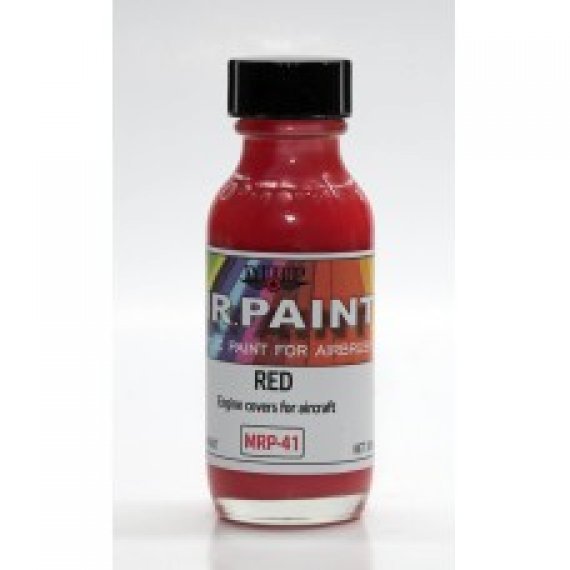 Red Engine covers for aircraft