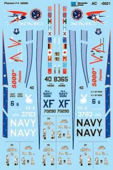 Microscale 1/72 McDonnell F-4 Phantom 5000th
