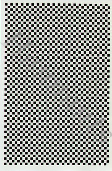 1/4 inches Black Checks