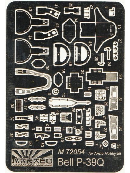 1/72 Bell P-39Q Airacobra Pe set for AZ