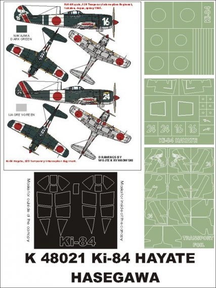 Montex Masques Nakajima Ki-84 Hayate 1/48 Hasegawa