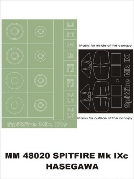 Montex Masques Spitfire Mk.IXc 1/48 Hasegawa