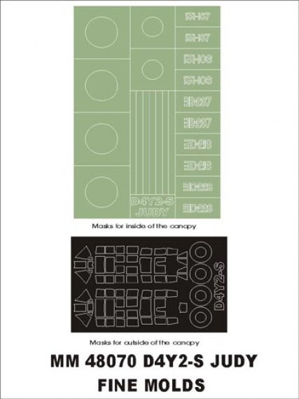 Masques Montex 1/48 Yokosuka D4Y2-S Judy Fine Molds