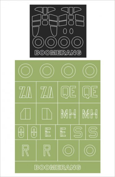 Montex Masques CA-12 Boomerang 1/48 Special Hobby