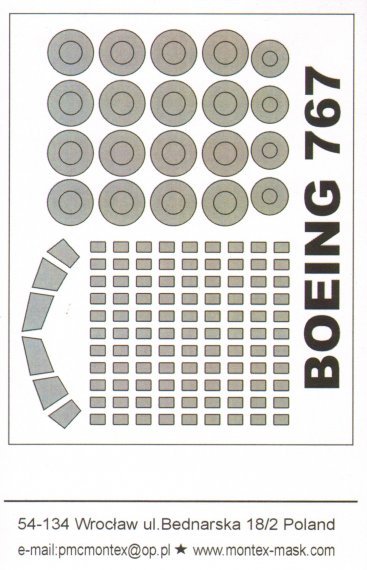 1/144 BOEING 767 (outside) (for Zvezda)