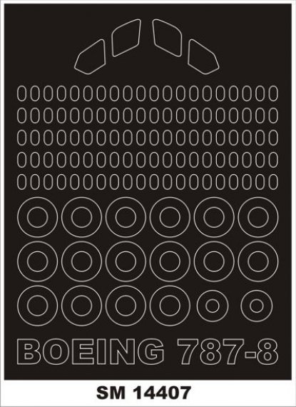 1/144 BOEING 787-8 (outside) (for Zvezda)