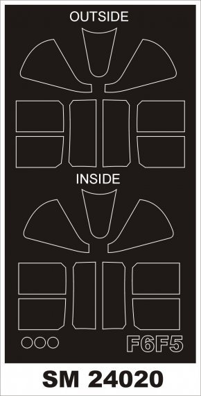 1/24 Grumman F6F-5 Hellcat mask