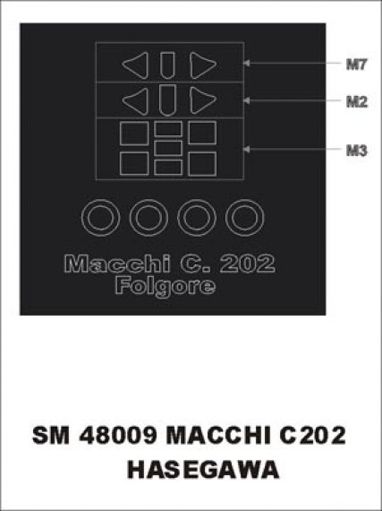 Montex 1/48 Macchi C.202 Masque Cadre Cockpit