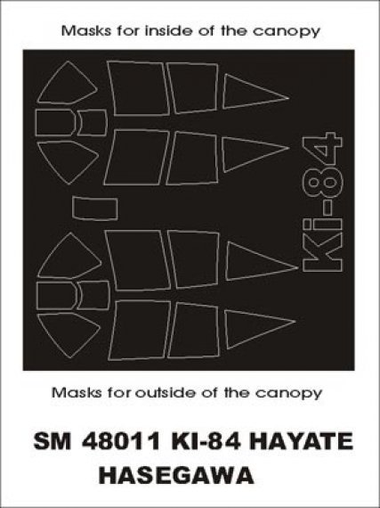 Montex 1/48 Ki-84 Hayate Masque Cadre Verri�re