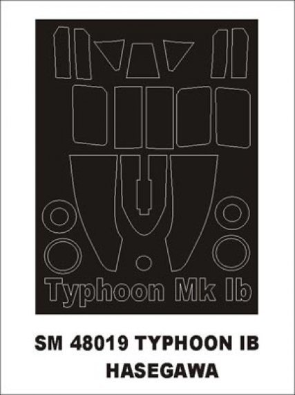 Montex 1/48 Hawker Typhoon Mk.IB Masque Cadre Canop�e