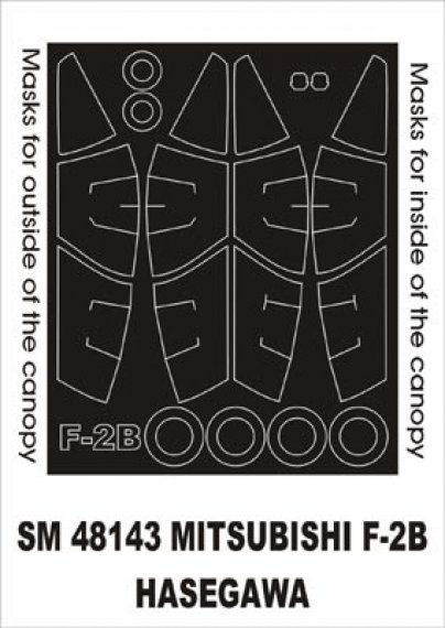 Maschere Montex F-2B 1/48 Hasegawa