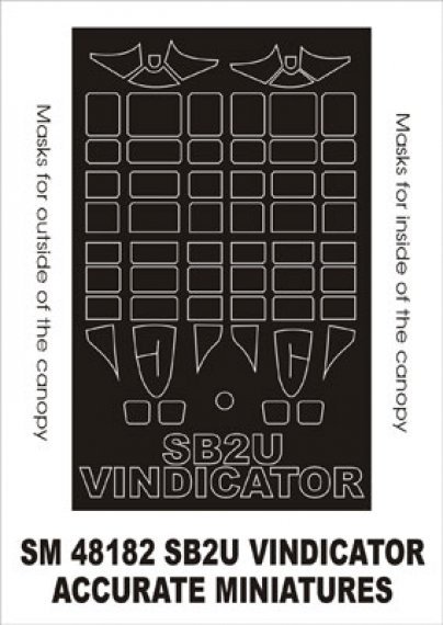 Montex Maschere Canopy SB2U Vindicator 1/48