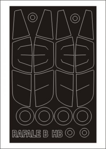 Montex 1/48 Rafale B Canopy Masks Hobby Boss Kit