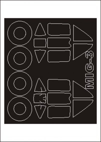 Montex 1/48 MiG-3 Masques Cadre Canop�e Trumpeter