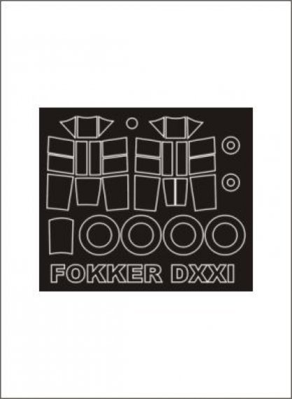 Masques peinture Montex Fokker D.XXI 1/48 Special Hobby