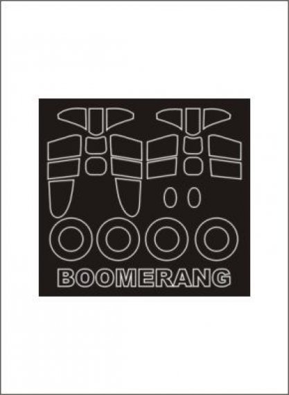 Montex 1/48 CAC CA-12 Boomerang Masques Verri�re