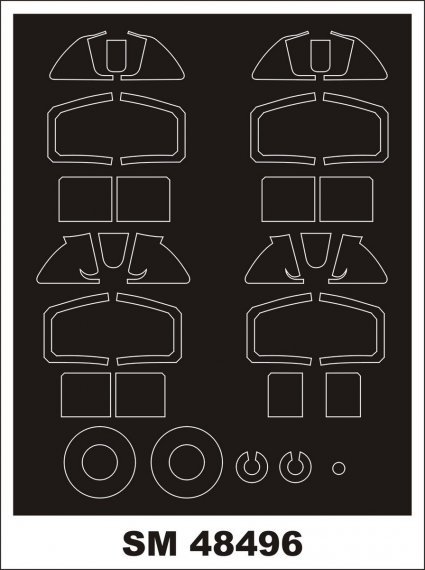 1/48 Supermarine Spitfire Mk.1 masks
