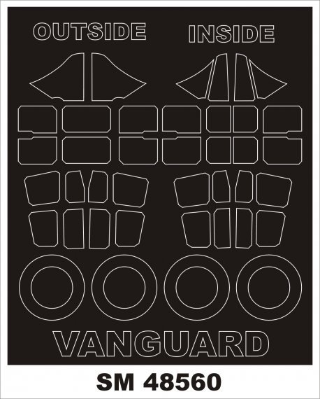 1/48 Vultee Vanguard paint masks