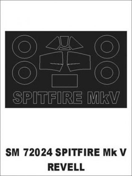 Montex 1/72 Masque Canopy Spitfire Mk.V Revell