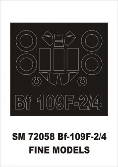 Montex 1/72 Masque canop�e Bf-109F-2/4 Fine Molds