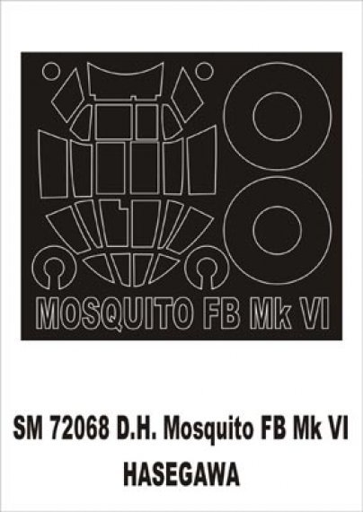 Montex 1/72 Maschera Vernice Mosquito Mk.VI