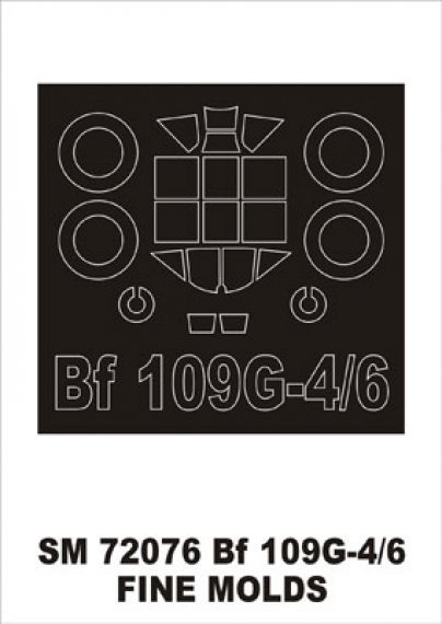 Montex Masque Canopy Bf-109G-4/6 1/72 Fine Molds