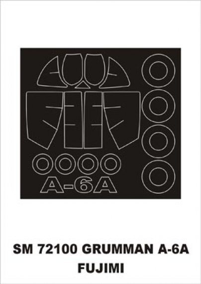 Montex Masque Cadre Canopy A-6A 1/72 Fujimi