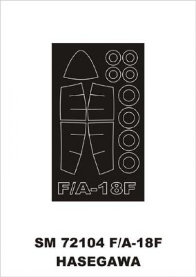 Montex 1/72 Masque canop�e F/A-18F Hasegawa