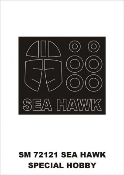 Montex Canopy Frame Paint Mask Hawker Sea Hawk 1/72