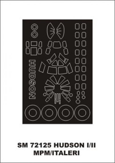 Maschera Montex Hudson Mk.I/II 1/72 MPM
