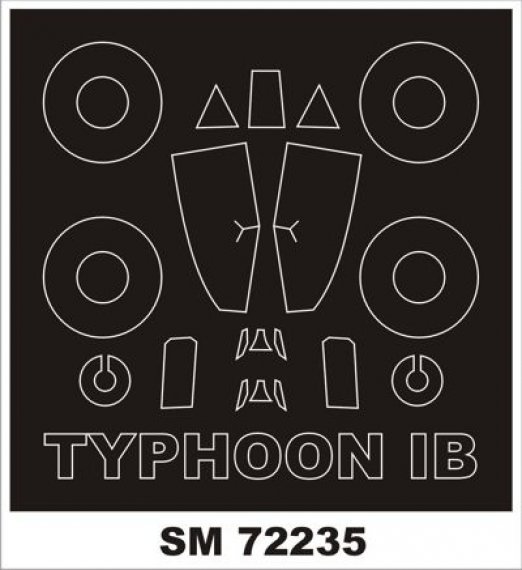 1/72 Hawker Typhoon Mk.Ib (outside) (for Brengun)