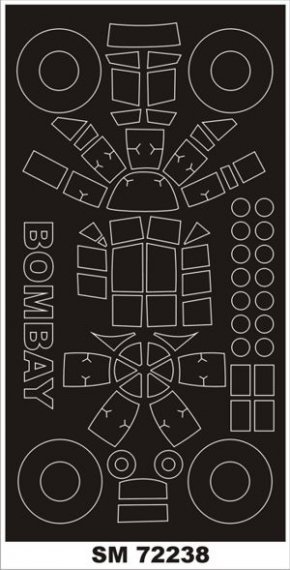 1/72 Bristol Bombay Mk.I (outside) (for Valom)