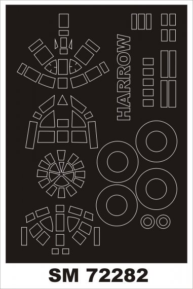 1/72 Handley-Page Harrow Mk.II masks