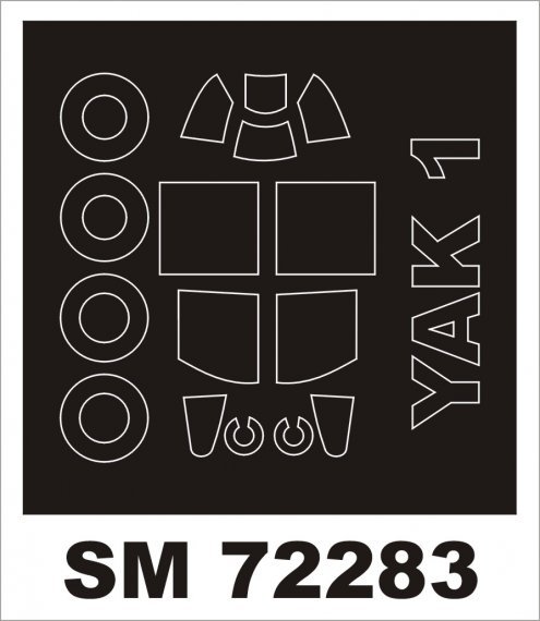 1/72 Yakovlev Yak-1 masks