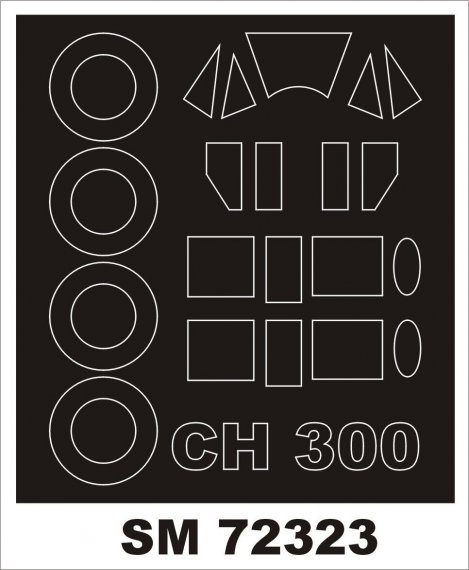 1/72 Bellanca CH-300 mask