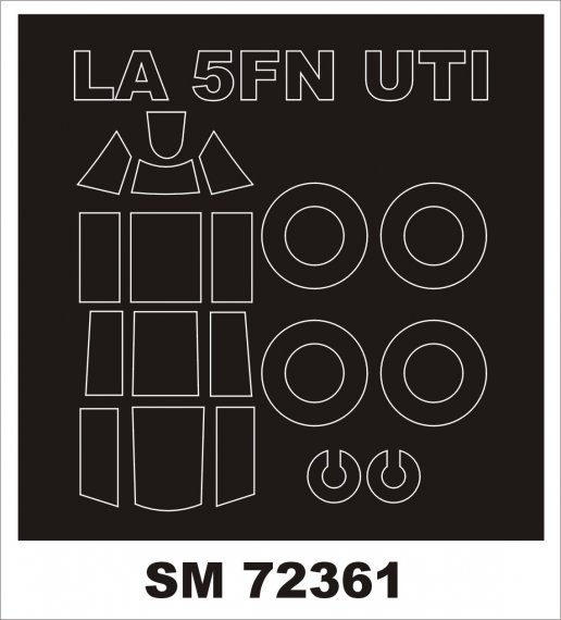 1/72 Lavochkin La-5FN Uti Kp paint masks