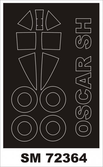 1/72 Nakajima Ki-43-III Hayabusa / Oscar mask for Special Hobby