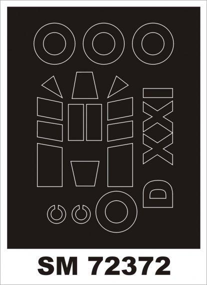 1/72 Fokker D.XXI mask for Special Hobby