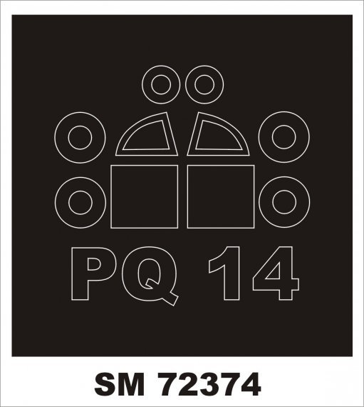 1/72 Culver PQ-14 mask for Fly