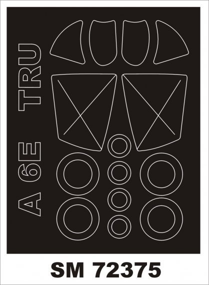 1/72 Grumman A-6E INTRUDER mask for Trumpeter